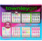 Townley Girl 96 Unghie a Pressione Set di Unghie Finte Artificiali Glow-In-Dark per Bambini con Kit di Punte per Unghie Acriliche a Copertura Completa Pre-colla, Pigiama Party e Makeover
