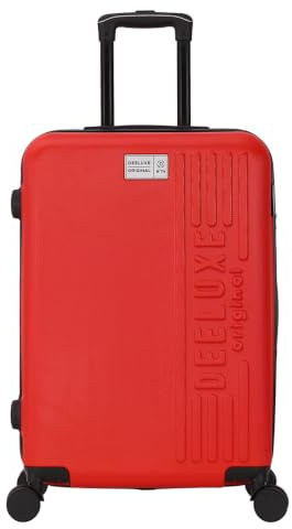 TROLLEY ADC - Valise Moyenne Soute 65x41x26 cm - Rigide, Légère 3 Kg - 65 litres - 4 Doubles Roues Silencieuses - Maniable, Pratique et Étanche - Collection Classiq - Bordeaux