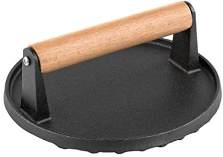 Smash Burger Press Round Iron Steak Grill Press Meat Bacon Press Burger Smasher for Cooking Tool 17.5cm�7cm