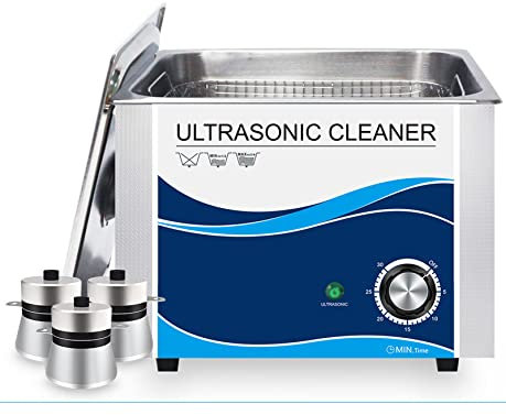 HACLEN Professional Ultrasonic Cleaner 4.5L, 180W Ultrasonic Parts Cleaner with Timer, 40Khz Ultrasonic Cleaning Machine for Cleaning Industrial Parts, Circuit Board, Carburetor