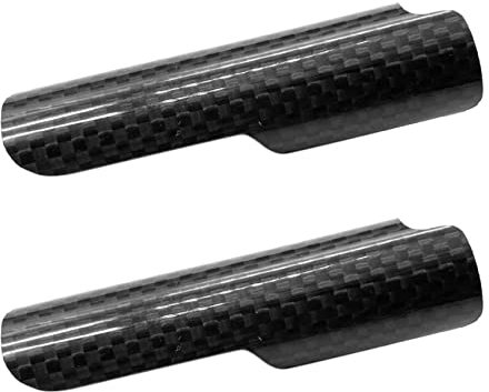 TsoLay 2 x Carbon-Fahrradketten-E-Hakenschutz für Fahrrad, 3-eckiger Rahmenschutz für 3SIXTY Kettenstreben-Teil