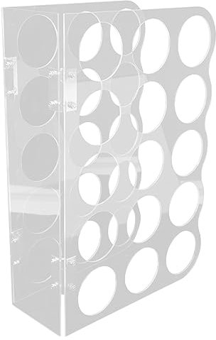 OFFSCH Vinyl-rollenhalter Mit Löchern Für Einfacheren Zugriff Rollenpapierregal Aus Hochwertigem Material Praktisches Aufbewahrungsregal Für Bastelpapier Und Geschenkpapier