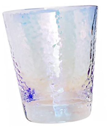 COLLBATH Hammered Eye Wine Glasses Modern Traditional Style for Bar Home Party Decor