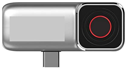 STRAFBRG Termocamera a infrarossi for Visione Notturna for Esterni Risoluzione 256 × 192 Telecamera Termica,Chiarezza Termica Migliorata(2S Silver)