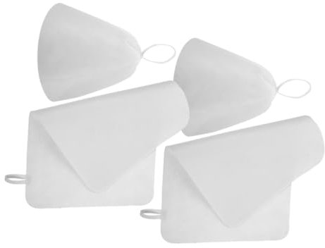 BESTYASH 4-Piece Felt Sauna Hat and Mat Set Absorbent Sauna Cap Thick Felt for Home and Spa Use Water-Resistant Shower Accessories for Men and Women