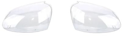 JCVXOELT Transparentes Gehäuse Frontscheinwerfer Linsenschale Abdeckung Glas Lampenabdeckung Lampenschirm Kompatibel for Golf 5 MK5 Jetta 2005-2009