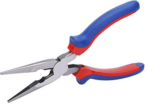 Needle Nose Pliers, Wire Cutter Hand Pliers Non Slip Handle Long Nose Cutting Pliers Wire Cutters Small Needle Nose Pliers for Wire Wrapping, Crafts, Jewelry Making