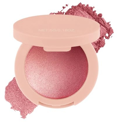 Nbbwwu Blush in Polvere | Fard Rosa per Guance per Donne,Effetto Sciadore Altamente Pigmentato, Bellezza a Lunga Durata per Tutte le Carnagioni, Contour per Modellare