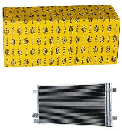Hella 8FC 366 222-331 Kondensator, Klimaanlage | 8FC 366 222-331 Kompatibel mit A1 Sportback (gba),fabia IV (PJ3),Ibiza V (KJ1, Kjg),polo VI (AW1, BZ1, AE1, BZ3)