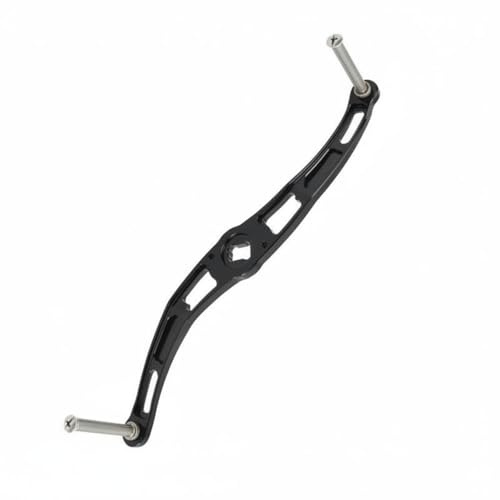 Lljsszr Fishing Reel Handle Angelrollen Griff Kurbelarm Rollen Handkurbel Austauschgriff Aluminiumlegierung Geringes Gewicht Ausgewogene Rückmeldung, Schwarz