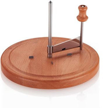 kela Käsehobel rund 16 x Ø 22cm, Käseschneider, Schokoladenhobel, LUXUS, Buchenholz