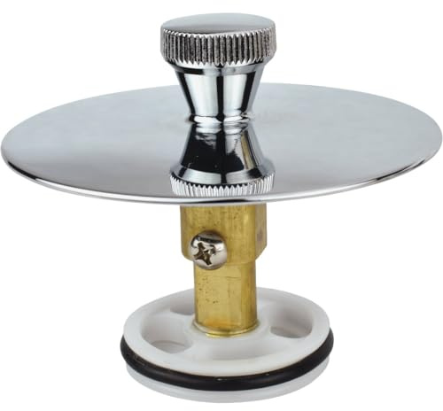Plumb Pak K826-36PC Universal Roller Ball Tub Stopper, Polished Chrome