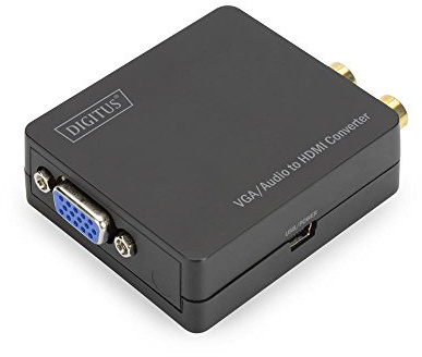 DIGITUS DS - 40130–1 convertisseur vidéo vGA/Audio stéréo RCA vers hDMI