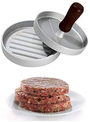Hoga Burgermaker Einzel Doppel Burgerpresse Fleischpresse HF135 (Einzelformat)