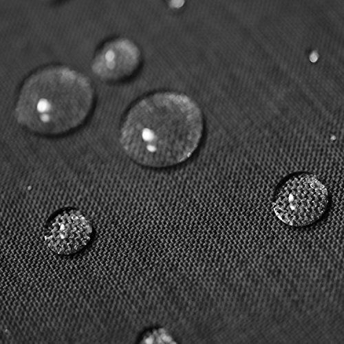 amp-artshop Gartentischdecke Lotus Effekt Eckig 135x200 cm Grau BZW. Anthrazit - Farbe wählbar mit Fleckschutz - (LE_E135x200DGrau)