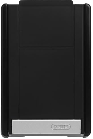 Abus KeyGarage 767, bis zu 20 Schlüssel, Wandmontage 53507 (Schlüselsafe Schlüsseltresor Schlüsselschrank Schlüsselgarage) Außenabmessungen B x T x H: 80 x 45 x 120 mm/Farbe: schwarz-silber