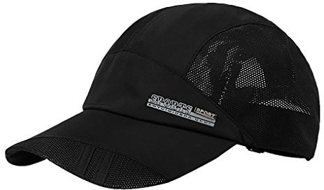YSXY Mesh Baseball Cap Golf Tennis Kappe Sonnenhut Freizeit UV-Schutz-Kappe Einstellbare Atmungsaktives Sommerhut Sonnencap Schnell Trocknende Wandermütze fur Herren Damen