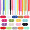 YMHPRIDE 18 pares 120CM Cordones atléticos planos de colores tejidos Cordones de entrenamiento de moda Correas de zapatos Zapatillas de deporte Zapatos de skate Botas Cordones deportivos (18 colores)