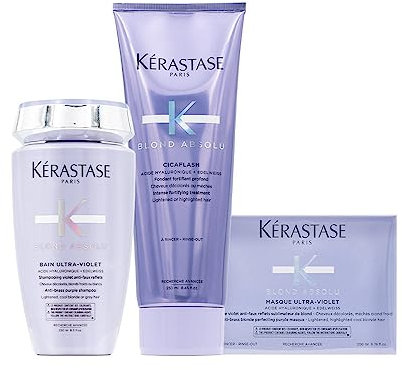 Kerastase Blond Absolu Bain Ultra Violet 250ml Cicaflash 250ml Masque 200ml