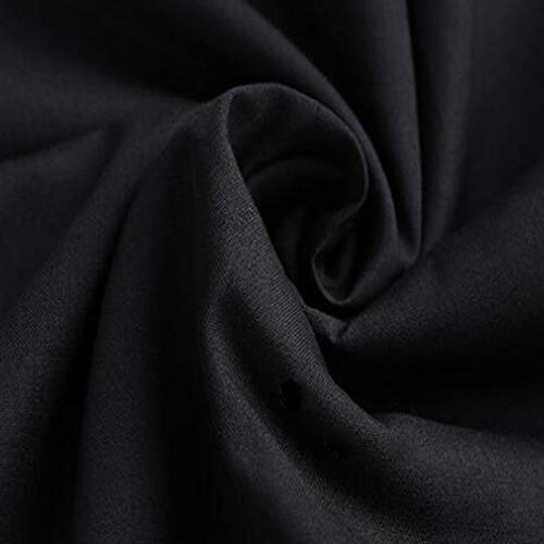 Beetop Baumwollstoff 100 x 140 cm Baumwolltuch Für DIY Nähen Und Handwerk Schwarz