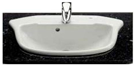 Roca Lavabo Meridian, 65 x 45 x 16 centímetros, color blanco (Referencia: A320352001)