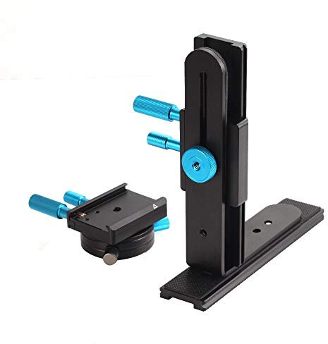 RH-HPC Camera lens holder 360 Swivel Panoramic Tripod Gimbal Head Macro Shot Focus Rail Slider Bracket For DSLR Dv Camera Camera Tripod