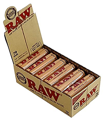 RAW Roller 79 mm, Drehmaschine für 1 ¼ und 1 ½ Papers, Hanfplastik 3 Roller