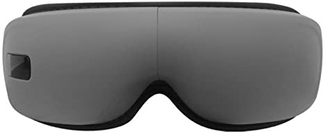 Ögonmassageapparat Med Värme, Smart Ögonmassageapparat För Migrän 5 Lägen Med Bluetooth-musik Värme Kompression Ögonmassage För Migrän Huvudvärk (Color : Gray)