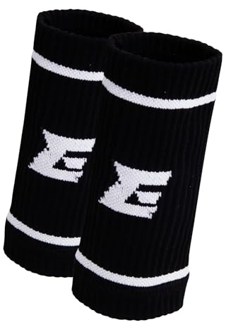 Elitex Training Bracelets anti-transpiration pour le sport, crosstraining, padel | Respirant et flexible | Unisexe (Noir)