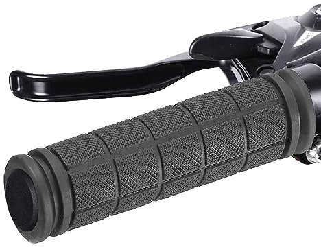 1 paire de poignées de vélo ergonomiques, antidérapantes, en caoutchouc souple, confortables pour vélo d'enfant, scooter, VTT, vélo antidérapant