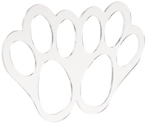 weiting Osterhasen-Pfoten-Schablone, Osterhasen-Fußabdrücke-Schablone | Acryl-Feiertags-Hasenfüße-Schablonen - Fröhliche Ostern-Partydekorationen, Ostertags-Feiertagsdekoration für Garten, Hof