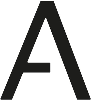 Inkster® A - Großbuchstabe Tattoo | Temporäres Tattoo mit EU-Kosmetikzertifizierung | wasserfest + vegan | revolutionäres 2-Wochen-Tattoo | Fake Tattoos und Klebetattoos für Erwachsene