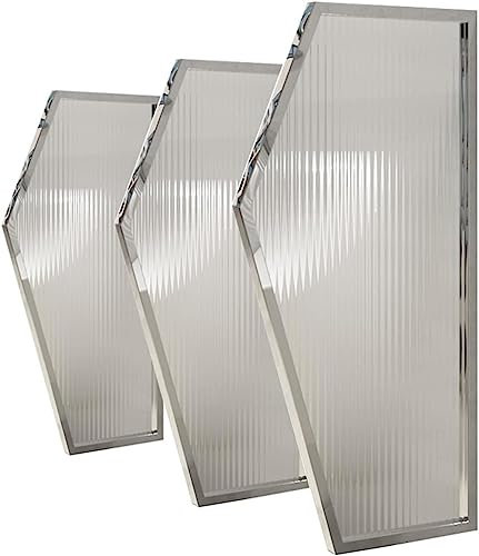 WC Trennwand Wandmontierter Urinal-Sichtschutz for Herren, Wasserdichter, Robuster Raumtrenner Aus Glas, Urinal-Schallwand Mit Kompletten Kits, for Schulen, Einkäufe, Öffentliche Plätze (Color : Silv