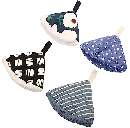 4Pezzi Copertura Maniglie Triangolari Termoresistenti Presine Scottature per Coperchi e Pomelli Gadget per Protezione Maniglie Calde