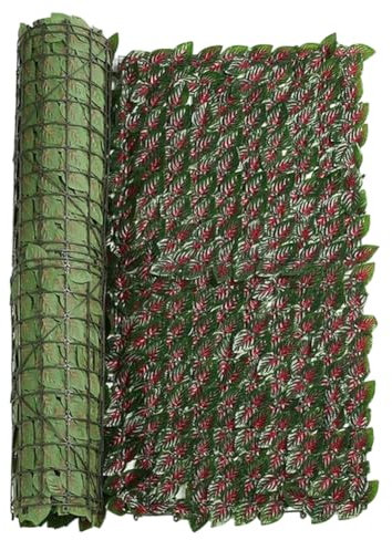 6 stili di rete artificiale edera foglia di vite recinzione rotolo finto patio giardino verde pannello decorazione da parete 05-50x300cm