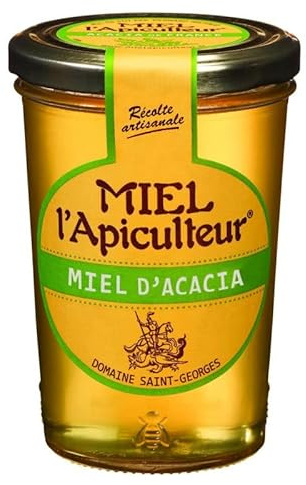 Délice Doré: Miel Liquide d'Acacia de 500g en Pot - MIEL L'APICULTEUR Qualité Premium - Idéal pour Vos Tartines Matinales! - Le Lot De 2