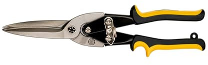 PRO Blechschere 300 mm gerade Stahl - DIY Profi Trockenbauwerkzeug für Metall zum Schneiden von Blech