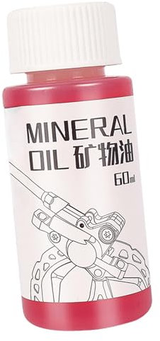 Mineralöl für hydraulische Fahrradbremsen, Fahrradbremsflüssigkeit - 60 ml Fahrrad-Hydrauliköl,Hochleistungs-Mineralöl, hydraulische Scheibenbremsölflüssigkeit für Fahrräder, Fahrradreparaturzubehör