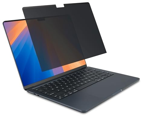 Kensington MP15 Magnetischer MacBook Air Sichtschutz für 38,1 cm (15 Zoll) MacBook Air (2023-2024, M2, M3), Abnehmbarer Laptop-Sichtschutzfilter, blendfrei, blaues Licht, MacBook Mac