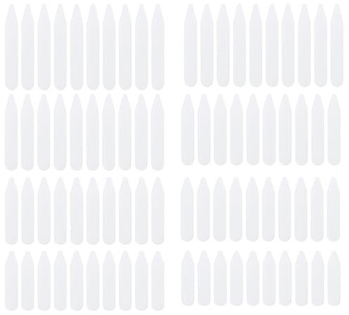 OQKAHIV Transparent Kragenstäbchen, Set aus 80 Kragenstäbchen, Kragenstäbchen für Herren Hemden, Hemdkragenverstärker für Herrenhemden, damit der Hemdkragen den ganzen Tag sitzt, für Vater und Ehemann