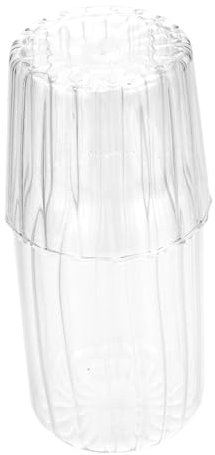 Ciieeo Contenitore Per Acqua in Vetro Capacità Bollitore Refrigerante Trasparente Bottiglia D'acqua Per Uso Domestico Adatta Per Fredda o Bollita Contenitore Per Casa Ufficio