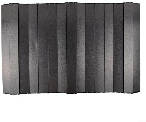 Zusammenklappbarer Gartenwagen aus Aluminiumlegierung, zusammenklappbar, Campingwagen, Tischwagen, groß, Schwarz