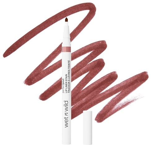 Wet n Wild Perfect Pout Lip Liner Stain, Transfer-Proof Tint for Lining Lips, Pointed Tip for High Precision and Flat Side for Easy Fill-In, Long-Lasting, Nude Tights
