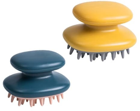 Ipetboom 2stücke Haarmassagegerät Mit Shampoo-bürste Kopfhautmassagekamm Für Dusche Langlebiges Haarpflege Hochwertigem Material