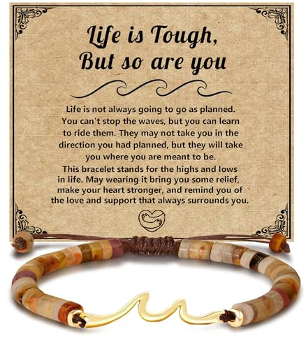 PEALICIOUS Inspirational Bracelets Get Well Soon Gifts for People Cancer