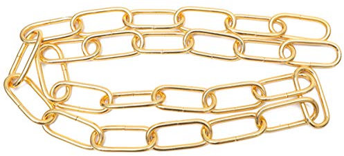 DOITOOL 1m Cadena De Hierro Para Lámparas Colgantes Eslabones De Luz De Techo Cadena Para Iluminación Dorada Para Lámparas Cristal