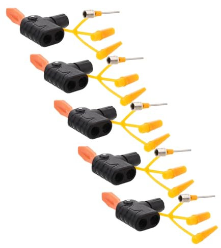 MOBUTOFU Tragbare Fahrradreifen-inflator-düsen 5er-Pack Für Standpumpen-verriegelungspumpen