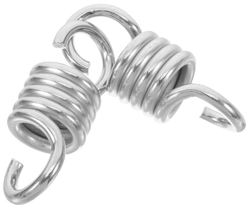 MINAOLULUS 2pezzi Sospensione Per Amaca Acciaio Inossidabile Ganci Molla Durevoli Per Sedia Dondolo e Amaca Da Giardino Facile Installazione Resistente All Usura e Sicuro