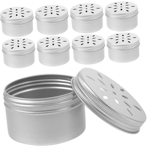 ROMISBABA Kit De Dressage Olfactif pour Chien 10 Boîtes en Métal Couvercle Récipients pour Entraînement Au Flair Adapté Aux Chiens De Travail Et Gestion du Stress