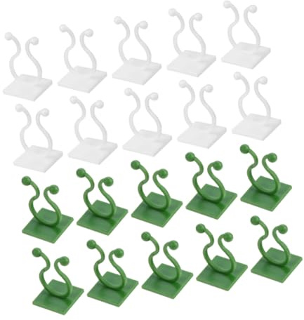 Hemobllo 120 Pièces Fixation Murale pour Plantes Outils de Support pour Vignes Clips Auto Adhésifs pour Plantes Grimpantes Accessoires de Jardinage Pratiques